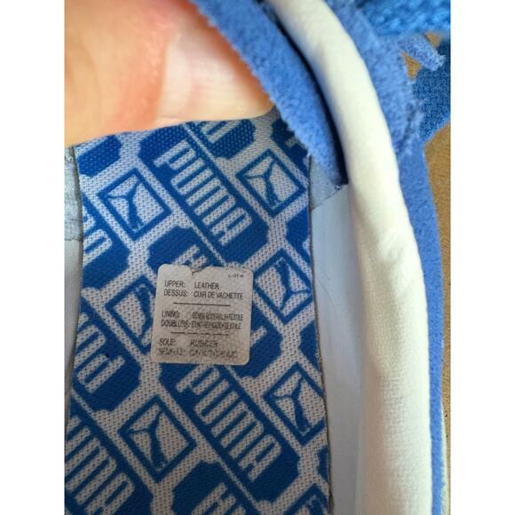 Puma Women's Cobalt Blue Palermo Gum Sole Lace Up Sneakers - 6 - Picture 12 of 12